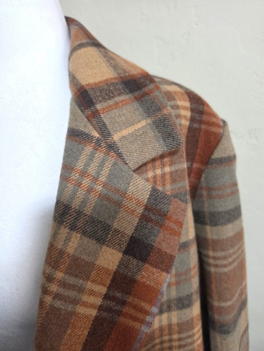 Free People Mari Plaid Blazer Coat In Winter Wheat L, Autumn Style, Oversized - Picture 11 of 16